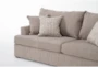 Belinha II Taupe 3 Piece Sectional with Right Arm Facing Chaise - Detail