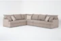 Belinha II Taupe 4 Piece Sectional with Right Arm Facing Full Sleeper - Signature