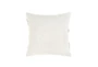 22X22 Capri Blue Hand Tufted Square Throw Pillow - Back