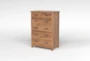 Sp Reagan Chocolate II 5-Drawer Chest - Side