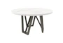 Penelope 54" Round Faux Marble Dining Table - Signature