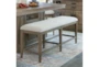 Sunlight Sandstone Upholstered 60" Bench Counter - Room