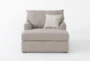 Belinha II Taupe Chaise Lounge - Front