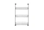 21X34 Black Metal Suspended Basket Industrial 3 Tier Wall Shelf - Material