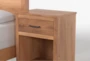 Reagan Chocolate II Queen Wood 3 Piece Bedroom Set With 1-Drawer & 3-Drawer Nighstand - Detail