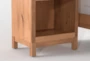 Reagan Chocolate II Queen Wood 3 Piece Bedroom Set With 2 1-Drawer Nighstand - Detail