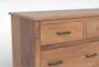 Reagan Chocolate II Queen Wood 3 Piece Bedroom Set With Dresser & 1-Drawer Nighstand - Detail