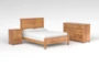 Reagan Toffee II California King Wood 3 Piece Bedroom Set With Dresser & 3-Drawer Nighstand - Signature