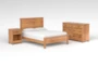 Reagan Toffee II King Wood 3 Piece Bedroom Set With Dresser & 1-Drawer Nighstand - Signature