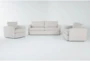 Basil Porcelain 3 Piece Sofa, Love & Chair Set - Signature