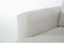 Basil Porcelain White 3 Piece Sofa, Love & Swivel Cuddler Set - Detail