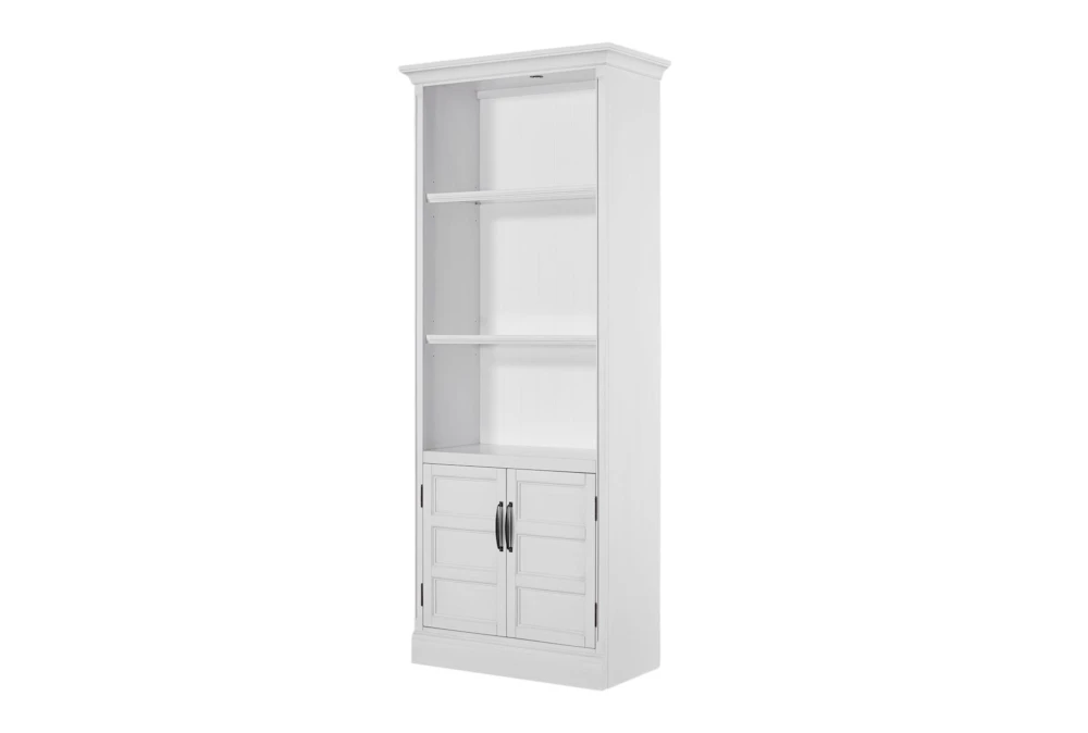 Cromwell White 35" Door Bookcase