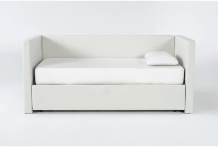 Emmerson II Sand Upholstered Twin Daybed With Trundle