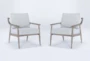 Dena Hemp Accent Arm Chairs, Set of 2 - Signature