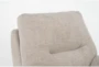 Anderson Sand Power Recliner with Power Headrest & USB - Detail