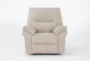 Anderson Sand Power Recliner with Power Headrest & USB - Front