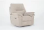 Anderson Sand Power Recliner with Power Headrest & USB - Signature