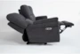 Anderson Grey 5 Piece Power Reclining Modular Home Theater Sectional with Power Headrest & USB - Side