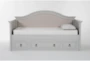 Julia Grey II Twin Wood & Upholstered Daybed With Storage - Signature