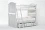 Julia Grey II Full Over Full Bunk Wood Bed With Storage - Side