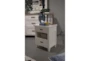 Arris White 2-Drawer Nightstand - Side