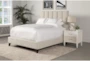 Audrie Beige King Upholstered Panel Bed - Room