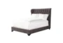 Cailey Charcoal King Upholstered Panel Bed - Signature