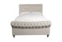 Jacqueline King Upholstered Sleigh Bed - Front