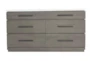 Paxten Grey 6-Drawer Dresser - Front