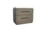 Paxten Grey Two-Tone 2-Drawer Nightstand With Led Light - Signature
