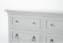 Julia Grey II 6-Drawer Dresser/Mirror - Detail