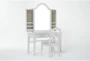 Julia Grey II Vanity & Chair - Side