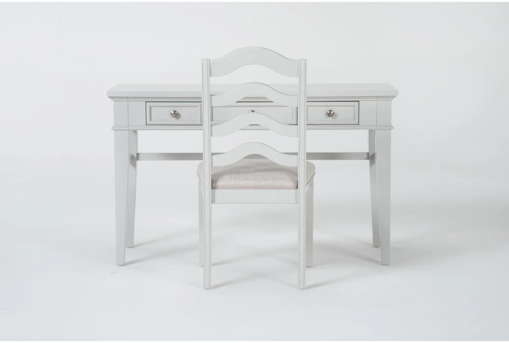 Julia Grey II Desk & Chair