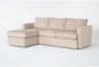 Basil Putty 93" 2 Piece Sectional with Left Arm Facing Chaise - Signature