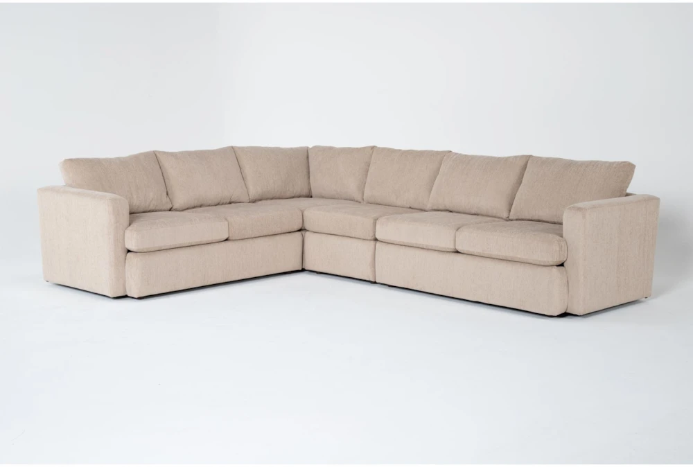 Basil Putty 125" 4 Piece Sectional