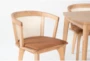 Mariko 78-96" Extendable Dining With Bench And Arm Chair Set For 6 - Detail