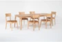 Mariko 78-96" Extendable Dining With Side Chair Set For 6 - Side
