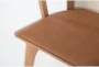 Mariko Cane Arm Chair With Removable Leather Cushion - Detail