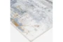 7'6"X9'6" Rug-Quinn Grey & Seaglass Abstract Machine Washable Stain Resistant - Detail