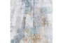 7'6"X9'6" Rug-Quinn Grey & Seaglass Abstract Machine Washable Stain Resistant - Detail