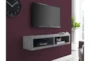 Stone Grey 48" Wall Mounted Floating Modern Tv Stand - Room
