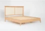 Mariko King Cane Wood & Cane Storage Bed - Side