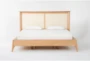 Mariko King Cane Wood & Cane Storage Bed - Signature