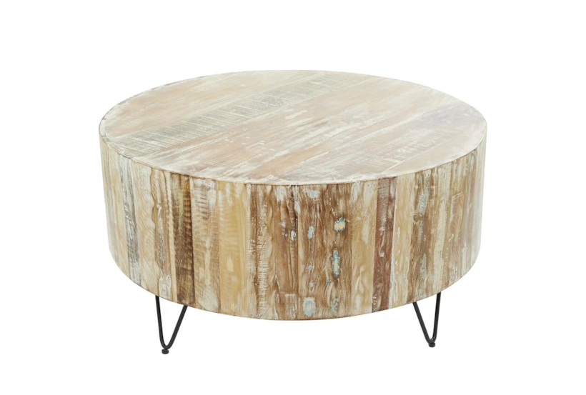 Russ Drum Round Coffee Table - 360