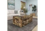 Jaco Glass Square Coffee Table - Room