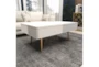 Contemporary White Coffee Table With Storage - Room