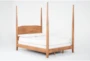 Kennedy Toffee King Wood Poster Bed - Side