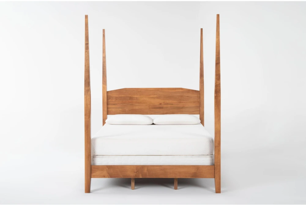 Kennedy Toffee King Wood Poster Bed