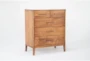 Kennedy Toffee 5-Drawer Chest - Side