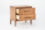 Kennedy Toffee 2-Drawer Nightstand - Side